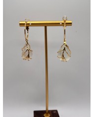 PENDIENTES ARTESANOS DE CRISTAL MARINO