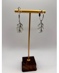 PENDIENTES ARTESANOS DE CRISTAL MARINO