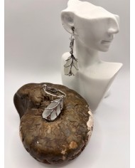 PENDIENTES ARTESANOS DE CRISTAL MARINO