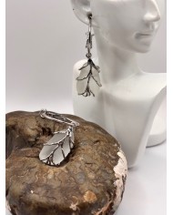 PENDIENTES ARTESANOS DE CRISTAL MARINO