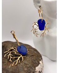 PENDIENTES DE CRISTAL MARINO O LÁGRIMAS DE SIRENA