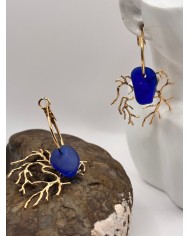 PENDIENTES DE CRISTAL MARINO O LÁGRIMAS DE SIRENA