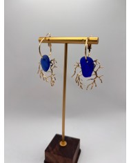 PENDIENTES DE CRISTAL MARINO O LÁGRIMAS DE SIRENA