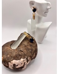 PENDIENTES ARTESANOS DE CRISTAL MARINO