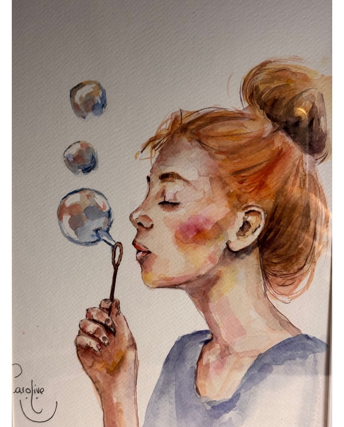 ACUARELA PINTADA A MANO