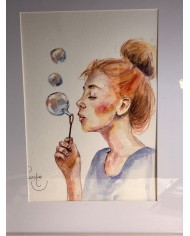 ACUARELA PINTADA A MANO