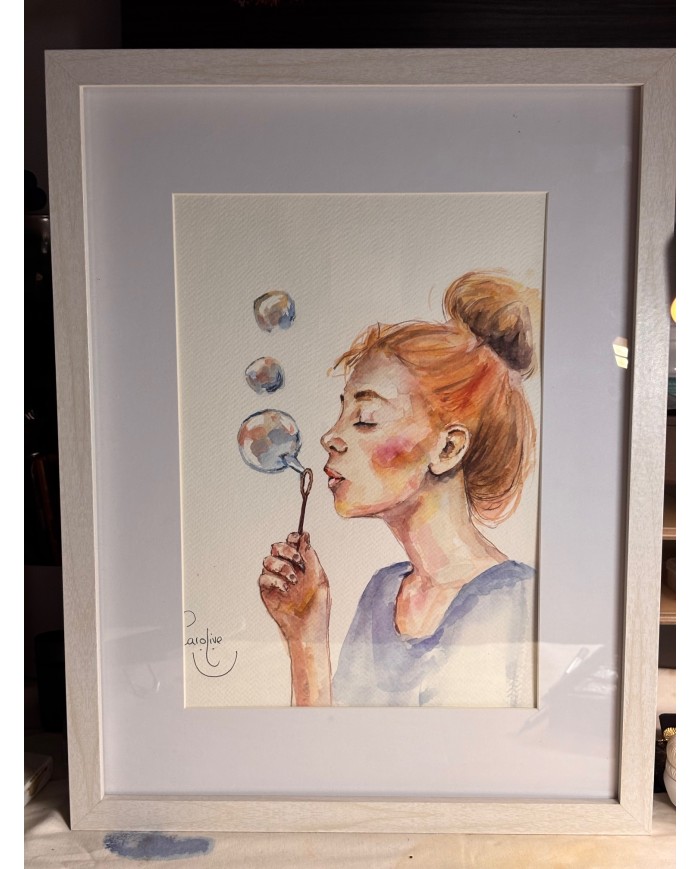 ACUARELA PINTADA A MANO