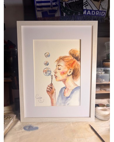 ACUARELA PINTADA A MANO