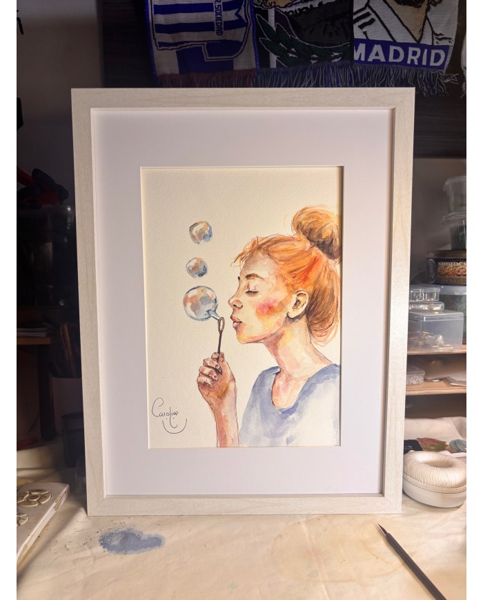 ACUARELA PINTADA A MANO