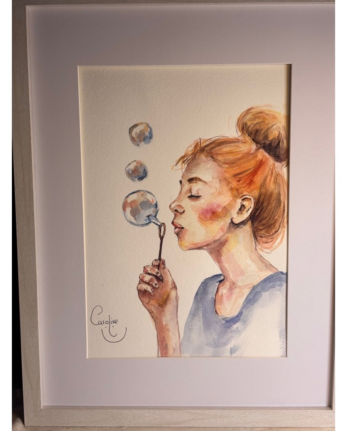 ACUARELA PINTADA A MANO