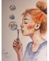 ILUSTRACIÓN PINTADA CON ACUARELA