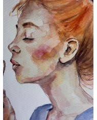 ACUARELA PINTADA A MANO