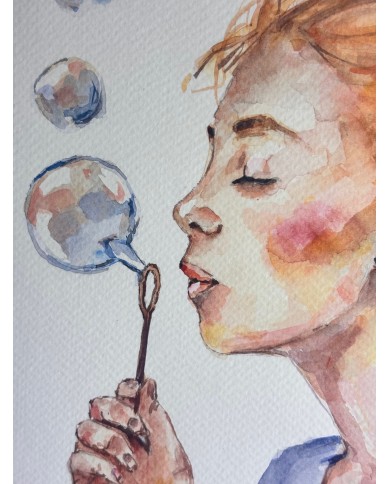 ACUARELA PINTADA A MANO