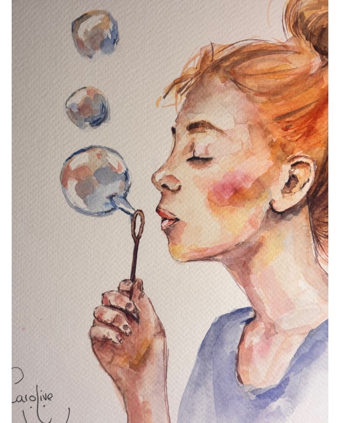 ACUARELA PINTADA A MANO