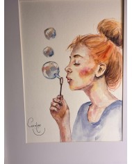 ACUARELA PINTADA A MANO