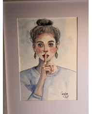 ACUARELA PINTADA A MANO