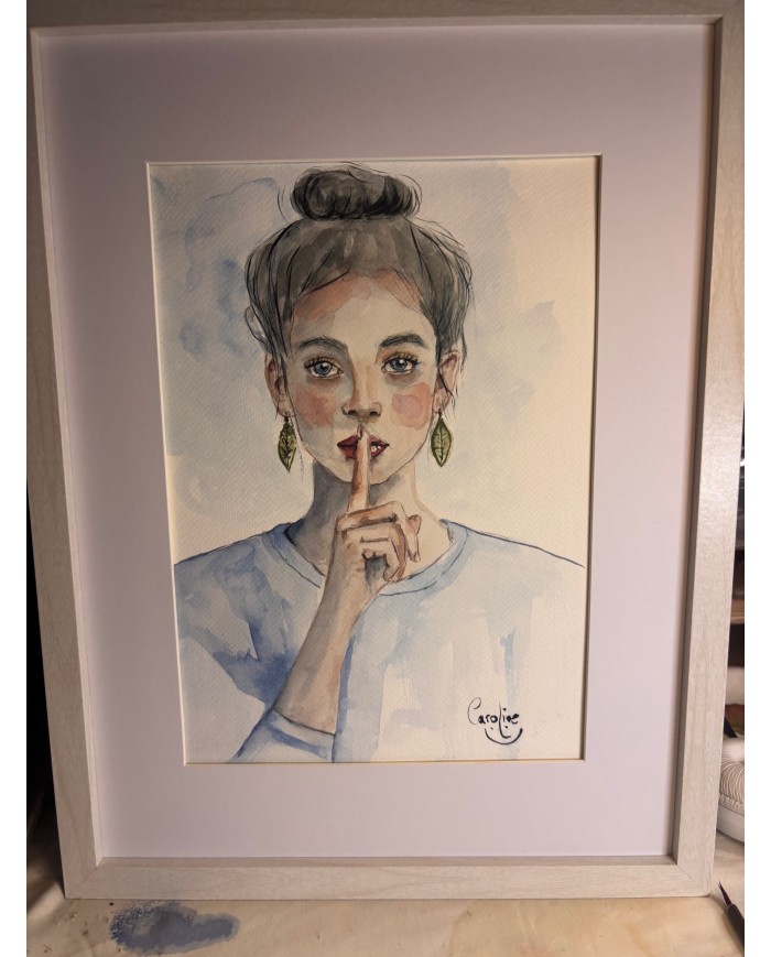 ACUARELA PINTADA A MANO