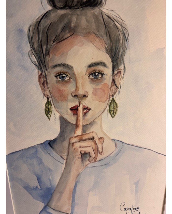 ACUARELA PINTADA A MANO