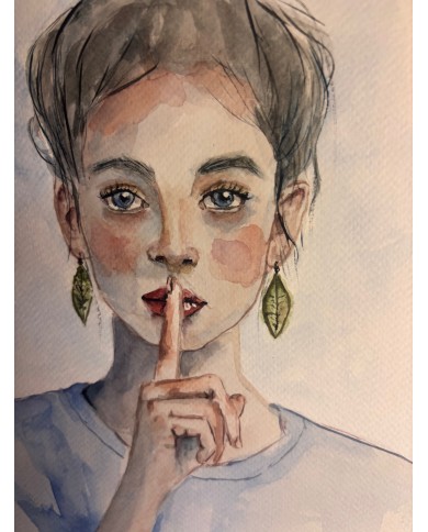 ACUARELA PINTADA A MANO