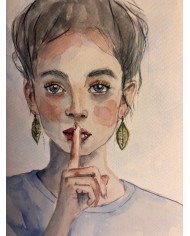 ACUARELA PINTADA A MANO