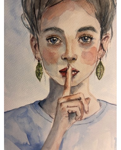 ACUARELA PINTADA A MANO