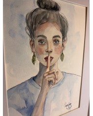 ACUARELA PINTADA A MANO