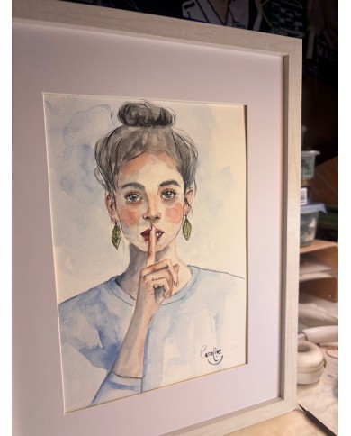 ACUARELA PINTADA A MANO