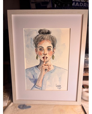 ACUARELA PINTADA A MANO