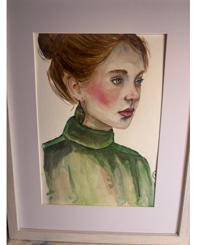 ILUSTRACIÓN PINTADA A MANO CON ACUARELAS