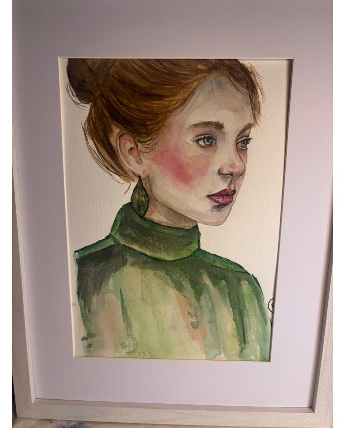 ILUSTRACIÓN PINTADA A MANO CON ACUARELAS