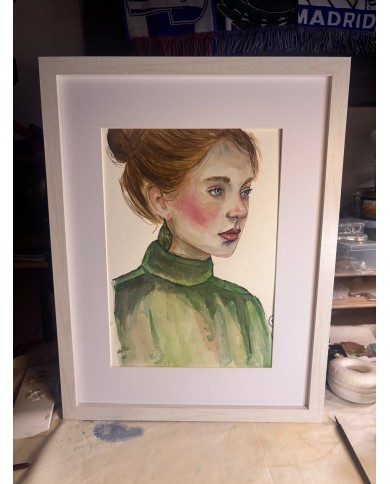 ILUSTRACIÓN PINTADA A MANO CON ACUARELAS