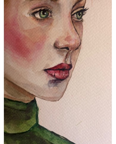 ILUSTRACIÓN PINTADA A MANO CON ACUARELAS