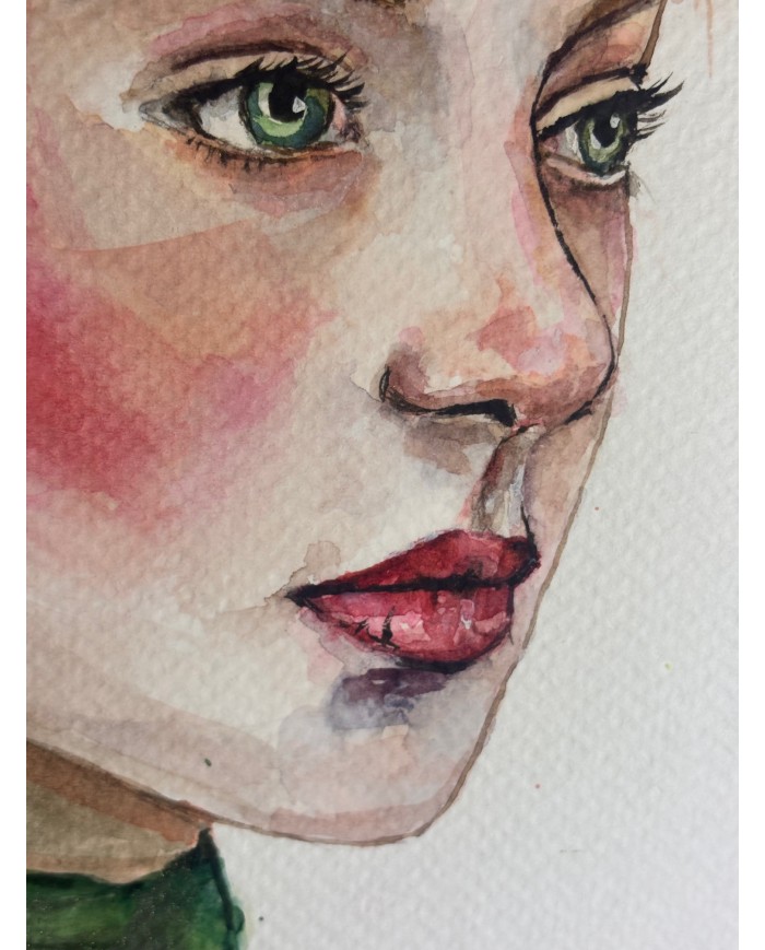 ILUSTRACIÓN PINTADA A MANO CON ACUARELAS