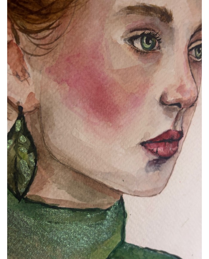 ILUSTRACIÓN PINTADA A MANO CON ACUARELAS