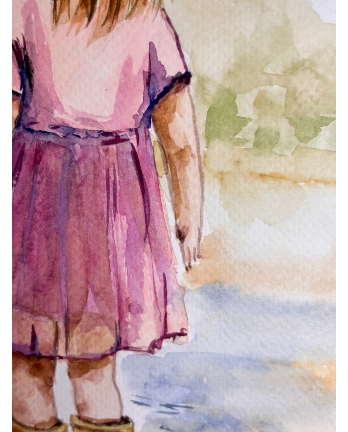 ACUARELA PINTADA A MANO