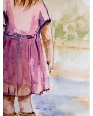 ACUARELA PINTADA A MANO