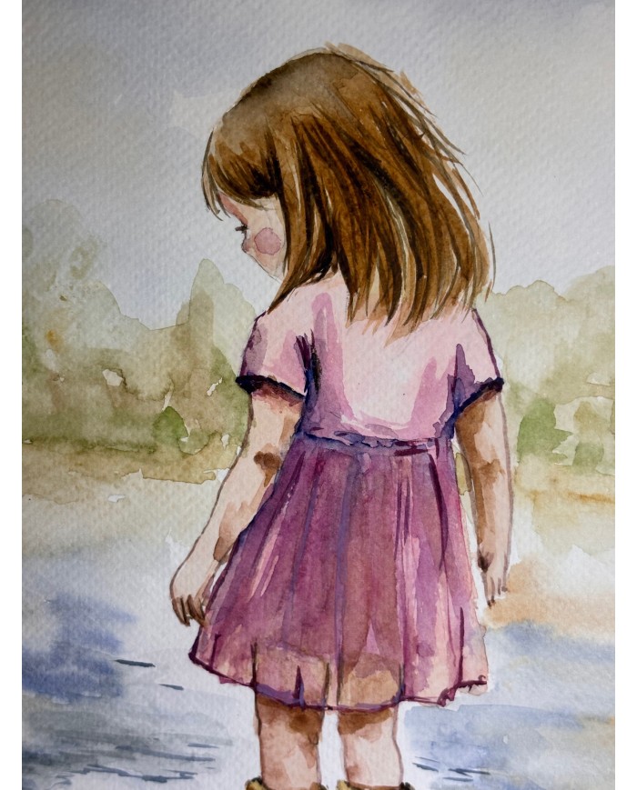 ACUARELA PINTADA A MANO