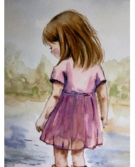 ACUARELA PINTADA A MANO