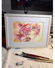 ACUARELA PINTADA A MANO