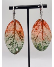 EDICIÓN "TRANSPATRENCIA" PENDIENTES ARTESANOS DE HOJA