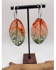 EDICIÓN "TRANSPARENCIA" PENDIENTES DE HOJA NATURAL