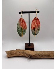 EDICIÓN "TRANSPATRENCIA" PENDIENTES ARTESANOS DE HOJA