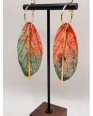 EDICIÓN "TRANSPATRENCIA" PENDIENTES ARTESANOS DE HOJA