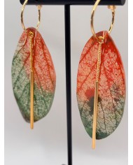 EDICIÓN "TRANSPATRENCIA" PENDIENTES ARTESANOS DE HOJA