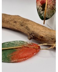 EDICIÓN "TRANSPATRENCIA" PENDIENTES ARTESANOS DE HOJA