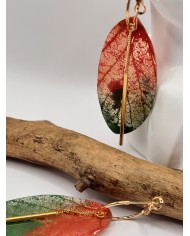 EDICIÓN "TRANSPATRENCIA" PENDIENTES ARTESANOS DE HOJA