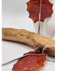PENDIENTES DE HOJA NAURAL