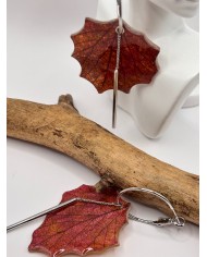 PENDIENTES DE HOJA NAURAL