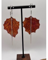 EDICIÓN "TRANSPATRENCIA" PENDIENTES ARTESANOS DE HOJA