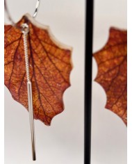 PENDIENTES DE HOJA NAURAL